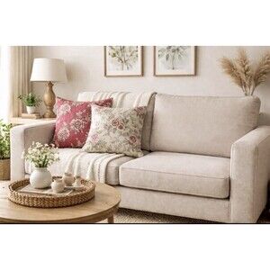 2 Pottery Barn Palampore Floral Pillow Shams Green Red